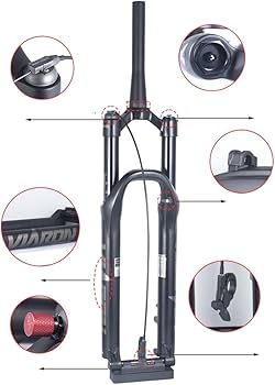 Amazon | マウンテンバイク サスペンション フォーク 27.5 29 インチ 1