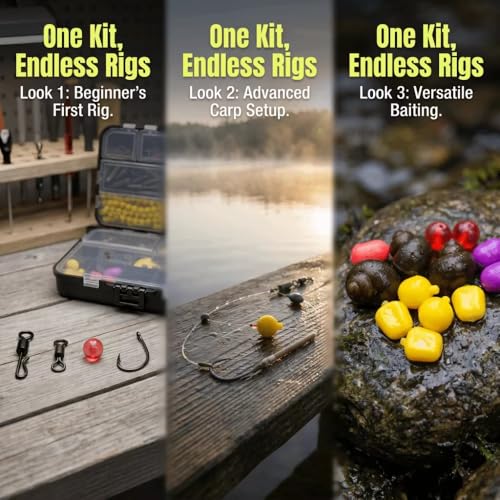 Kit de accesorios para pesca de carpa con 328 piezas miniatura 4