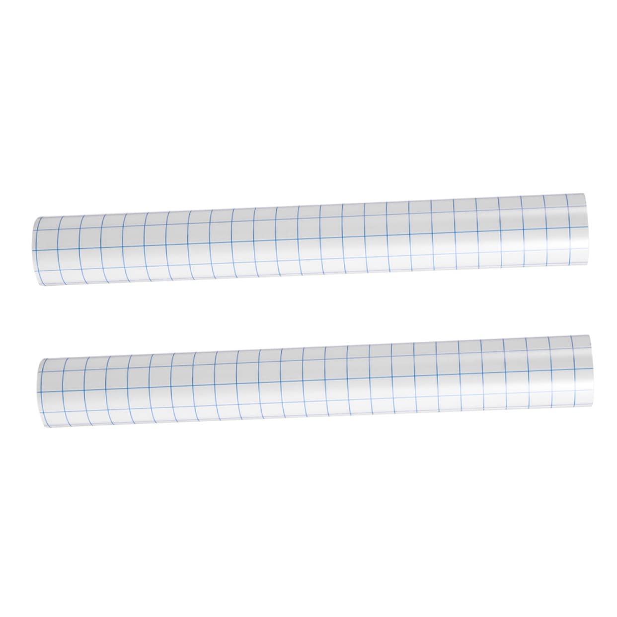 Sewroro DIY Transfer Membrane Tape 2 Rolls Self-Adhesive Vinyl Film Blue Grid for Clothing Logo and Picture Transfer