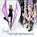 Yes4All Soft Tricot Fabric Aerial Yoga Hammock/Aerial Silks for Home Yoga, Increasing Strength, Flexibility and Balance, Suits All Levels (Complete kit included), A. Lavender