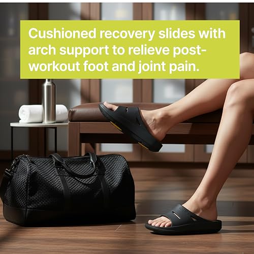 danoo& Healing Max T1 Recovery Sandals Lightweight Thick Cushion Open Toe Comfortable Sports Orthotic Slides for Plantar Fasciitis, Joints, and Post-Workout Footwear with Arch Support2