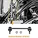 X AUTOHAUX 2pcs Rear Sway Bar Links K750102 Stabilizer End Link Suspension Kit Replacement for Hyundai Elantra 2007-2012 555301H000 555302H000