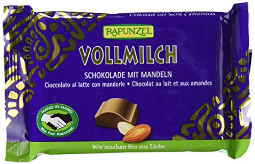 En Oferta Rapunzel Snack Chocolate Leche-Almend.rapunz 100G 400 G