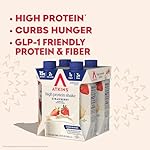 Atkins Strawberry Flavored Protein Shake, High Protein, Low Glycemic, Low Sugar and Low Carb, Keto Friendly, Gluten Free, 12 Count - Image 5
