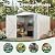 ARMSET 8x6 FT Metal Outdoor Storage Shed for Backyard, Patio, and Garden - Heavy Duty Tool Shed with Lockable Door & Side Window, Waterproof Galvanized Steel Storage Building for Bike and Tool Storage