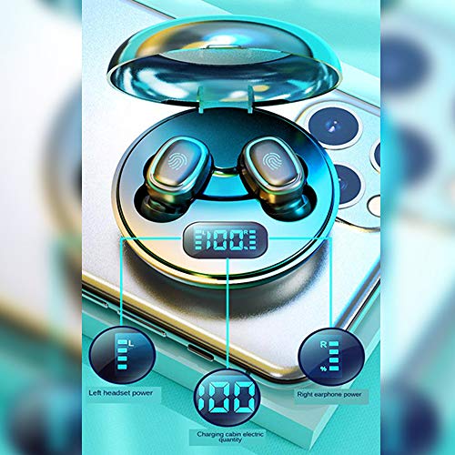 DECDEAL Fone de Ouvido Sem Fio BT5.0 Mini TWS Esportivos