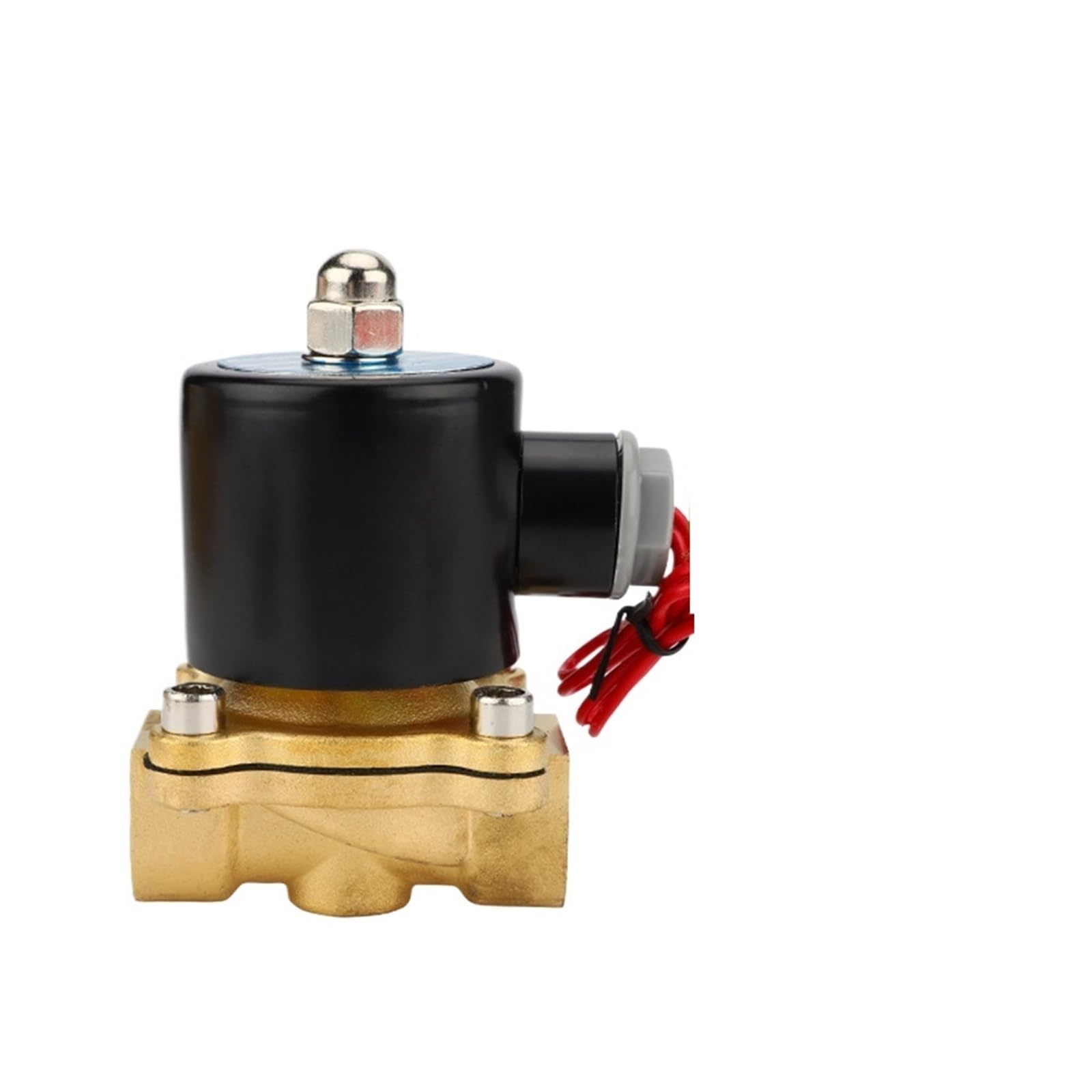 Normalnie zamknięty mosiężny elektryczny zawór elektromagnetyczny 1/2", 3/4" i 1" (1",AC220V)