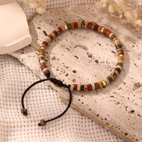 Appreciation Gifts for Women, Natural Stone Beaded Bracelet for Coworkers | Emotional Support Gift2