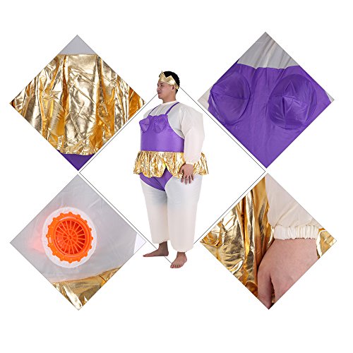 Anself Funny Inflatable Costume Blow Up Inflatable Suit
