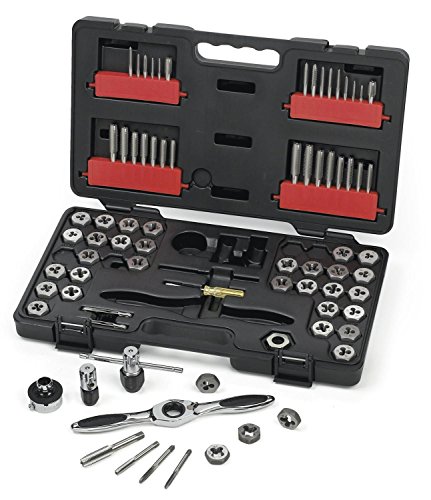 GEARWRENCH 77-teiliges Gewindebohrer- und Schneideisen-Set, SAE/metrisch - 3887 Cover