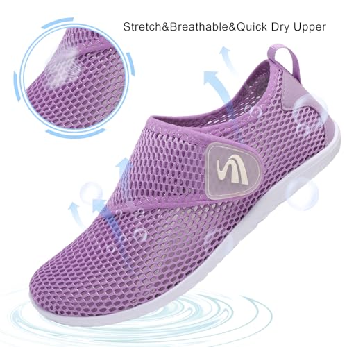 Image of Spesoul Womens and Mens Water Shoes Breathable Quick Dry Soft Barefoot Aqua Socks for Hiking Swim Beach Surf Yoga Sport