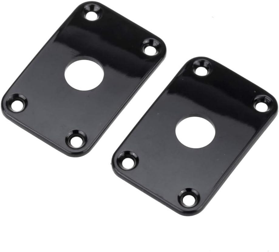 Musiclily Pro Plastic Curved Jack Plate Rectangular