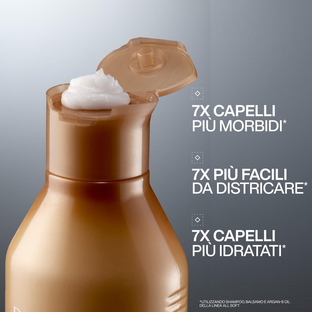 Redken | Balsamo professionale All Soft, Idratante per capelli secchi e fragili, 300 ml
