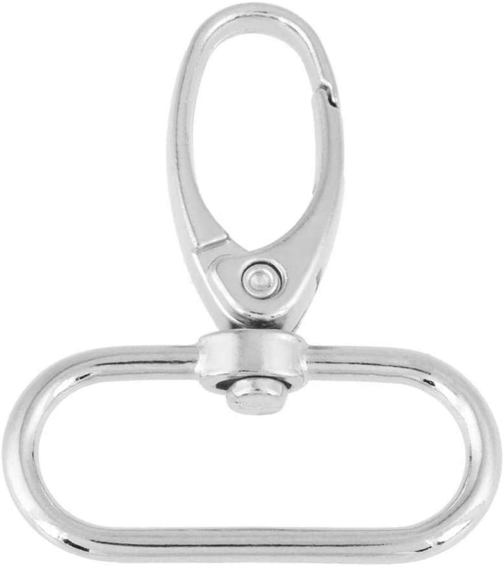 20 Stück Drehverschlüsse Schlüsselbund, Schlüsselring Set Eisen Metall Karabinerhaken Mit Drehhaken Für DIY Zubehör Taschen Hardware