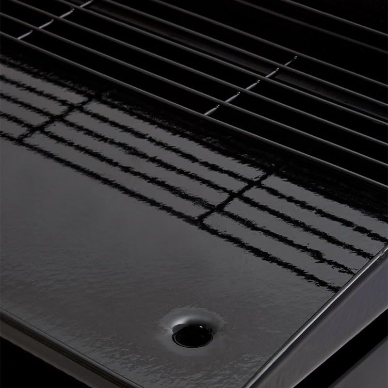 BRASERO - Plancha Silvia II G 3 feux Brasero - 3 brûleurs - Plaque acier émaillée 67 x 34 cm - Grille de réchauffement - Piezo intégré - Tiroir graisse - Jusqu'à 10 convives - 7,5 kW