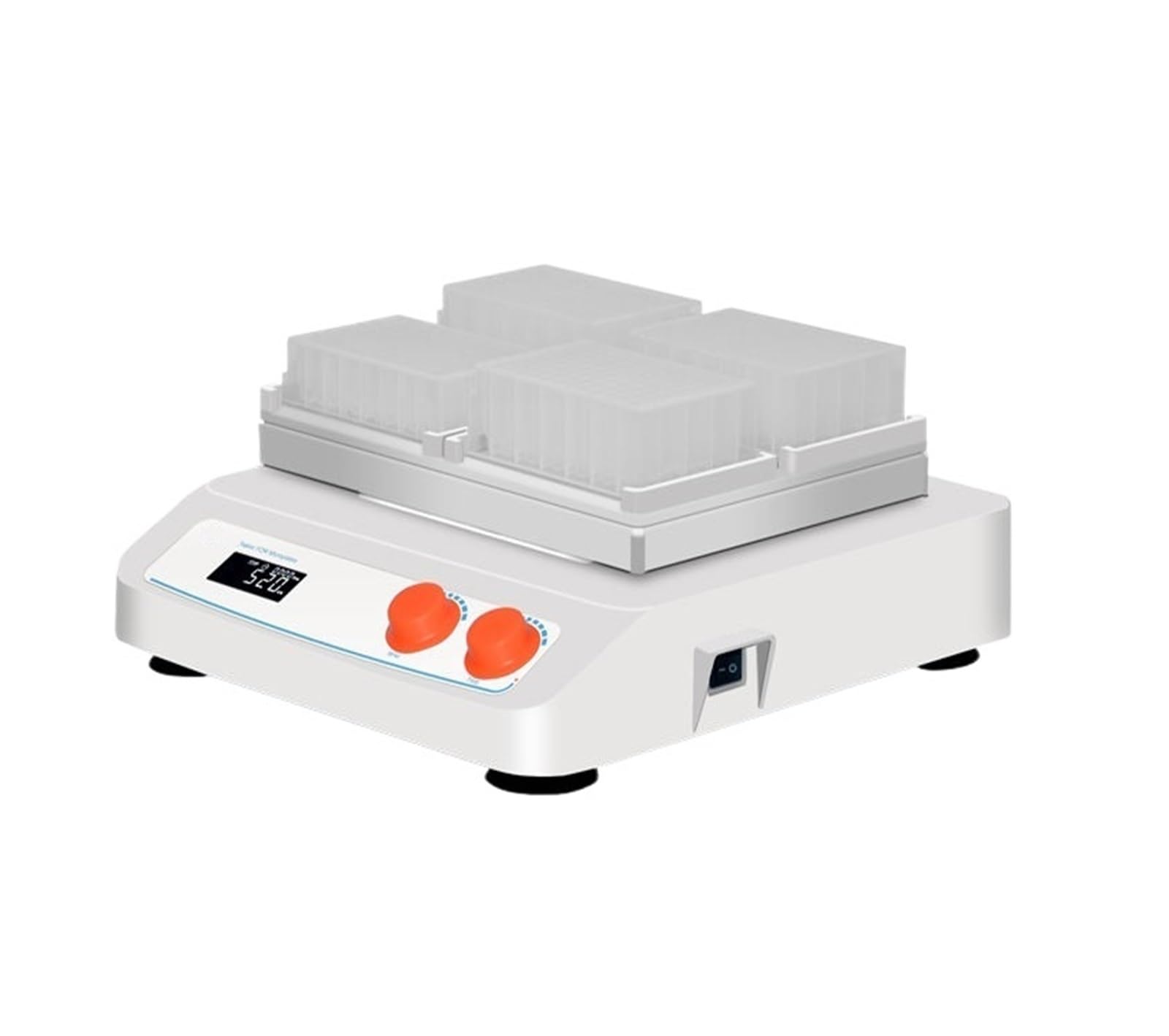 Agitador Orbital, Agitador De Microplacas Orbital For Placa Cultivo Celular Digital Laboratorio HTW-X4 Motor CC Sin Escobillas 200-1500 Rpm, Microplaca