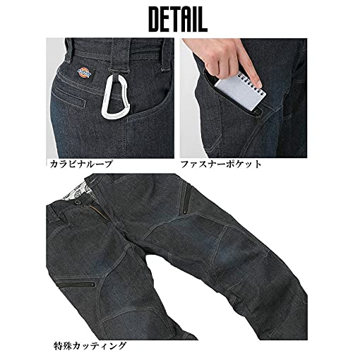 Amazon.co.jp: [Dickies] ユニセックス ストレッチデニムカーゴパンツ