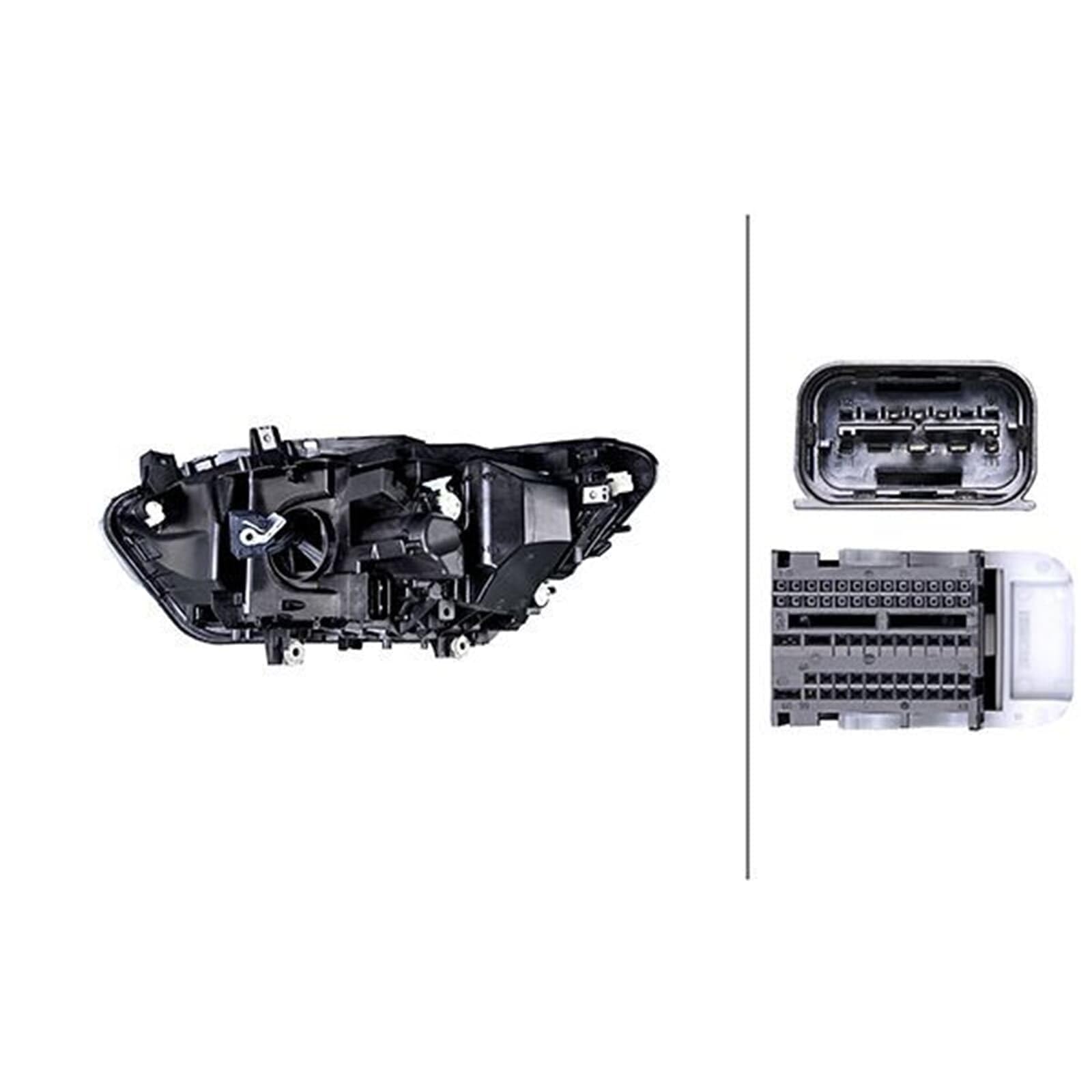 HELLA 1EX 011 930-921 LED Faro principale - per es. BMW 1', F20 / F21 LCI - nero - ECE - per veicolo circolazione Dx - Dx