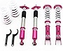 Godspeed MSS0139-D MonoSS Coilover Lowering Kit, Fully Adjustable, Ride Height, Spring Tension And 16 Click Damping, compatible with Dodge Magnum 2005-08