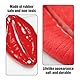 NYGGTYK 2 Stück Wurstlippenmasken, Rote Wurstlippenmasken, Streich-Requisiten, Gummimasken, Cosplay-Masken, Unterhaltungsmasken Für Shows, Magie Und Partys
