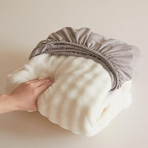 Jogo de lençol de veludo para todas as estações, protetor de colchão com bolso profundo, elástico, extramacio, cores sólidas, calor outono/inverno, primavera, confortável, capa de cama laranja||200 x