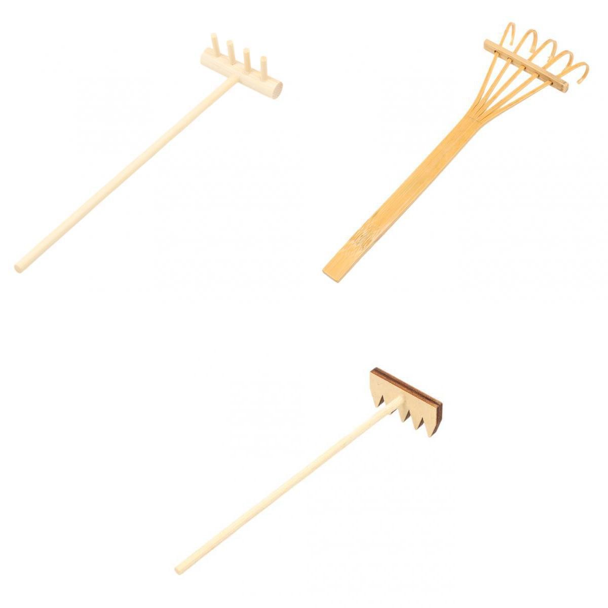 ATORSE® 3Pcs Mini Rake for Zen Garden Sand Tabletop Meditation Feng Shui Decor (B0C434FHPC) Amazon Price History, Amazon Price Tracker