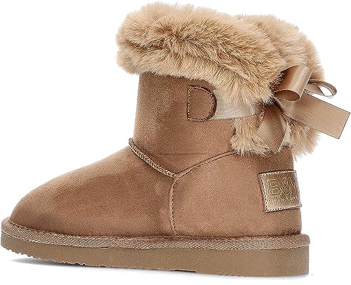 Conguitos Botas Australianas Niña B&W (Taupe, 30)