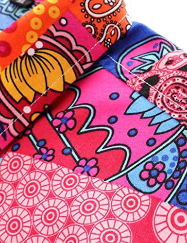 Men's Casual Printed Button Down Beach Short-Sleeve Dress Shirt4