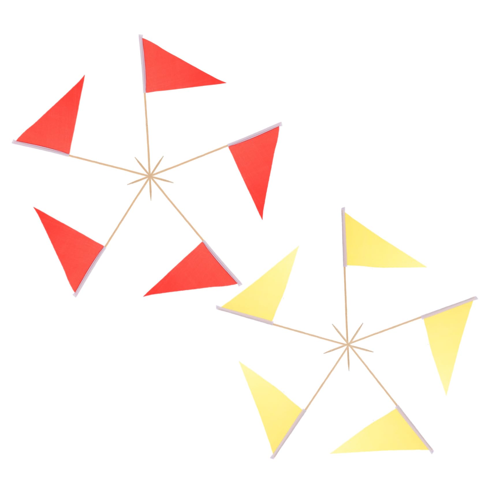 10 Stück Markierungsflaggen Für Garten & Landschaftsbau | 40cm Wetterfest