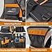 Adjustable Tool Vest - Lightweight Work Vest with Comfort Support & Pockets | Tool Belt for Construction, Carpenters | Durable Work Vest with Adjustable Straps, Heavy-Duty Construction Support Jacket