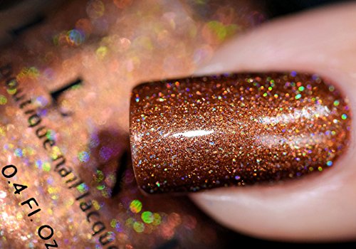 Ilnp Cabin Fever - Burnt Orange Holographic Nail Polish #TOP7