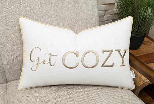 YugTex Romantic Couple Love Sentiment Embroidered Decorative Sayings...