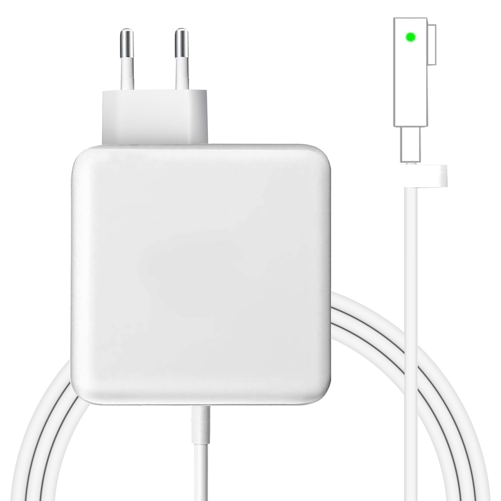 Replacement Mac Book Pro Ladekabel, 60 W L-Tip MacBook Ladegerät mit MacBook Pro 13 Zoll (2010~2012) und Mac Book (Late 2009-2010), Modell A1278 A1342 A1181 A1184 A1185 A1344