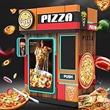 Kommerzielle Pizzastation - Selbstbedienung, Selbstbedienungs-Toppingstation, kommerzielle Qualität, Touchscreen und Zahlungsmodul, geeignet für Lebensmittelunternehmen, Catering-Services und