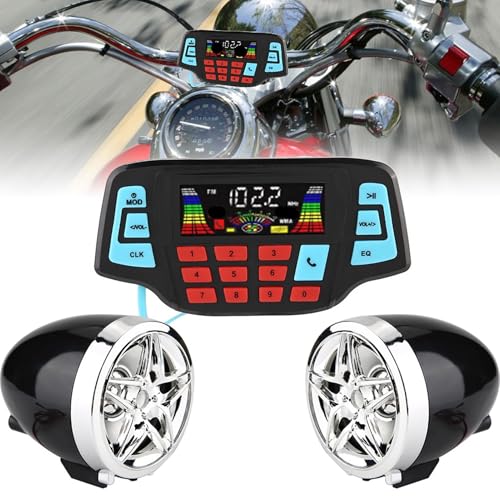 Parlante para manubrio de motocicleta con reproductor MP3 miniatura 2