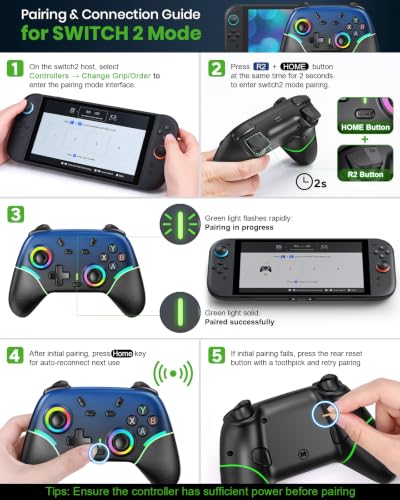 Image of FYOUNG Switch 2 Accessories with Pro Style Controller,Bundle for Nintendo 2 | Case Bundle for Nintendo Switch 2 Console, 23 IN 1 Kit: Carrying Case, Protective Shell, Grip, Steering Wheel