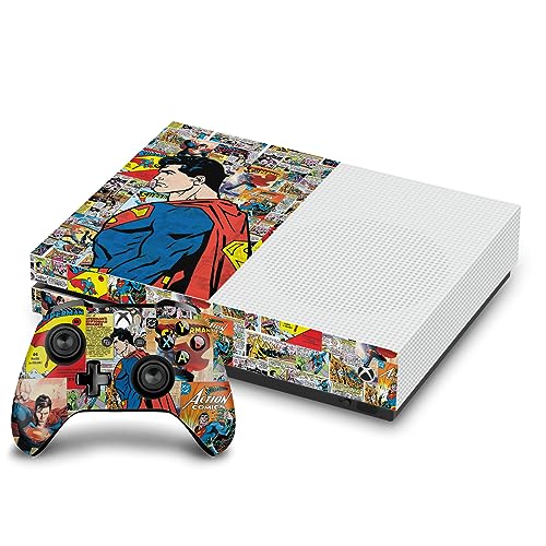 Xbox One S habillage vinyle Superman DC Comics haute définition
