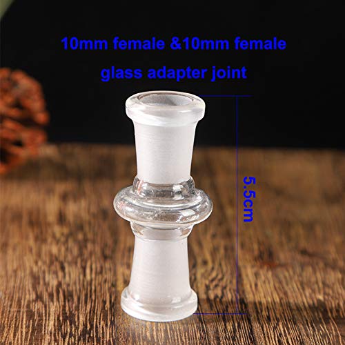 wonbest Glasanschlussadapter für Wasser-Bong, Glas-Bong-Zubehör Teile 10/14 / 18MM Stecker-Buchse-Typ (10 mmfemale) – Bild 3