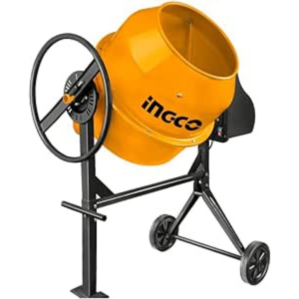 BETONIERA ELETTRICA 180LT - 800w - ghiera in ghisa - Motore a induzione in alluminio - INGCO CM30-​1E
