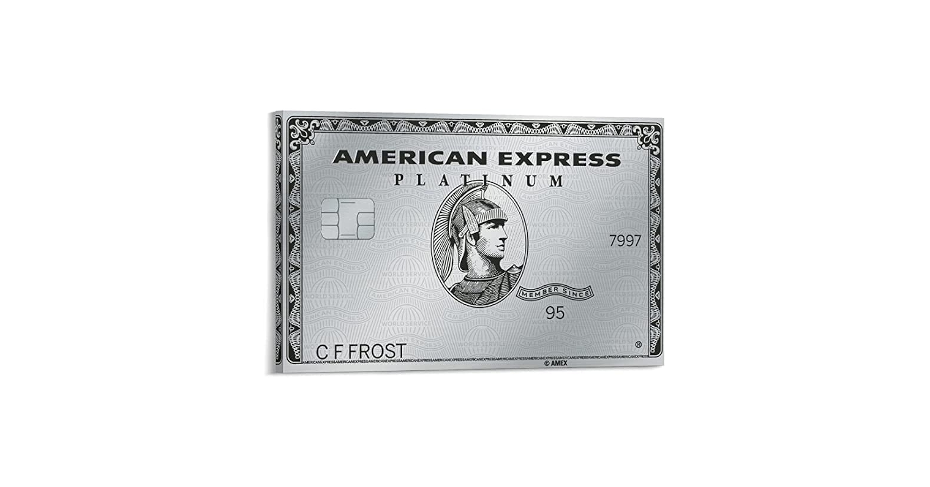 Amazon.com: American Express Platinum Card Poster Canvas