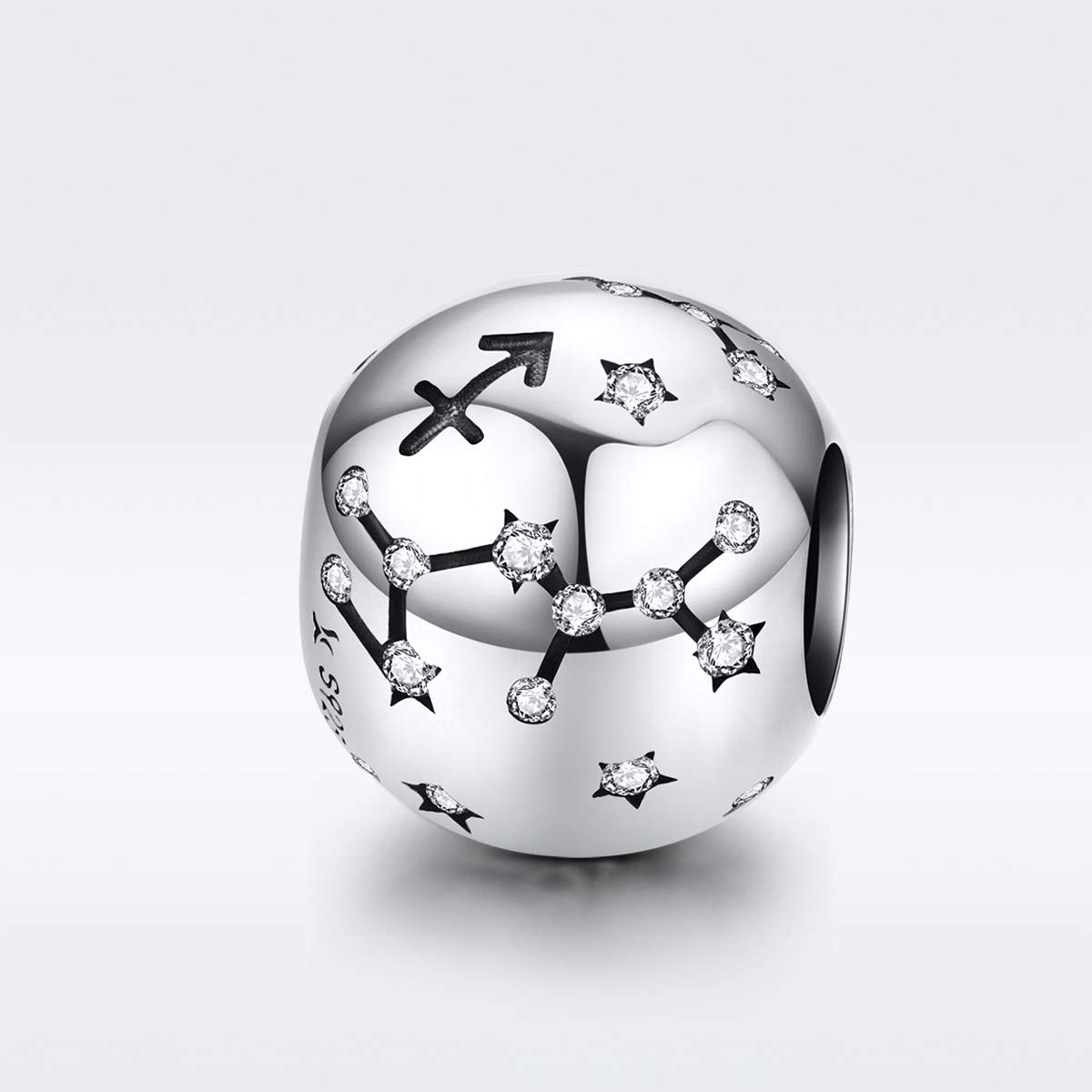 NINGAN Breloque en argent sterling 925 pour anniversaire 12 signes du zodiaque - Cadeau d'anniversaire idéal pour les femmes et les amis