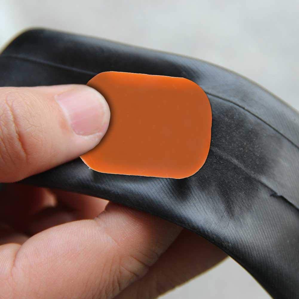 48Pcs Motor ycle Tyre Tire Inner Tube Puncture Rubber Patch Repair Tool Repairment Accessory Motor ycle Tyre Tire Inner Tube Puncture Rubber Patches Tube Repair Patches Blue