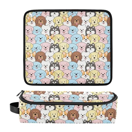 Bolsa de viaje 2 en 1 para plancha de pelo y rizador con tapete resistente al calor removible, impermeable, para planchas y rizadores, volumizador y estilizador de cabello miniatura 3