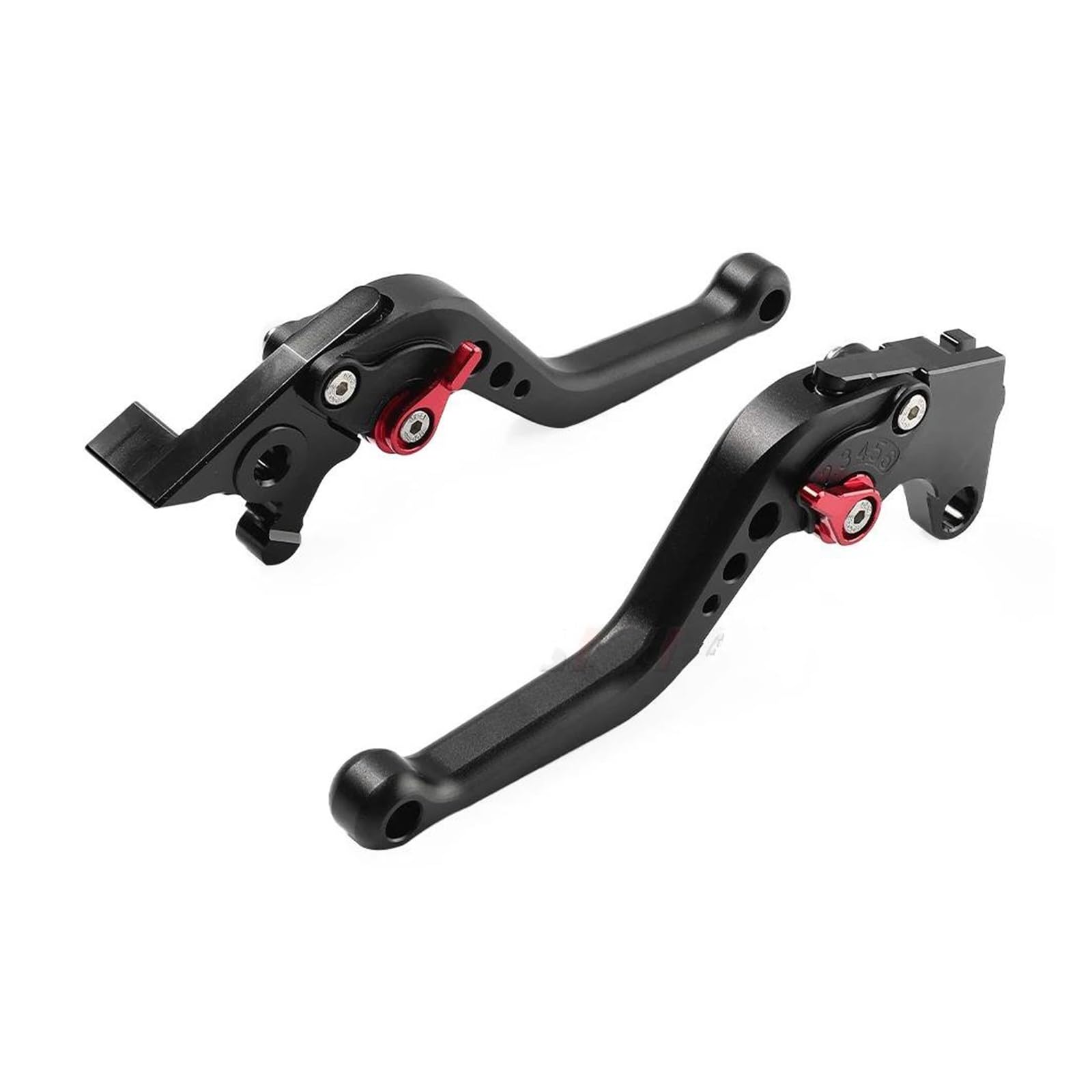 Agblaydvew Full Set D Clutch Levers Brake Handlebar For Xsr125 For Mt125 For Yzf R125 For Xsr For Mt 125 For Mt-125 Short Handle Brake Lever Clutch Lever Brake Handle Lever(Full Set D)