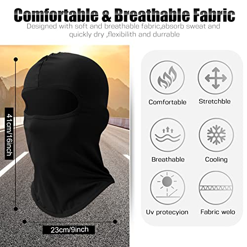 30 Pcs Balaclava Ski Face Mask Full Face Cover Mask UV Protection Cooling Neck Gaiter Summer for Men Women Winter Outdoor2