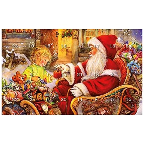 Krebs Glas Lauscha - Calendario de Adviento con decoración para árbol de Navidad Cover