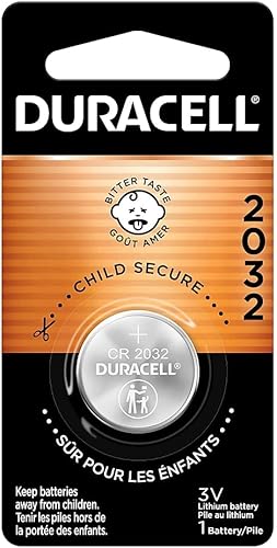 Duracell Duralock DL 2032 225mAh 3V Batería de litio para moneda [Juego de 6] o se vende como 6/BX