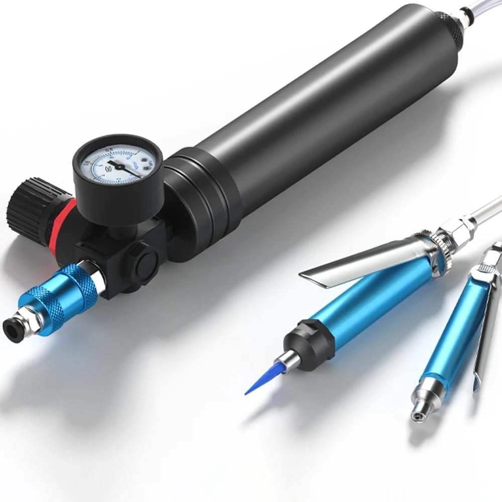 iDili Automatic AB Glue Manual Silicone Dispenser, Precision Flow Glass Seal Pneumatic Dispenser (32MM)
