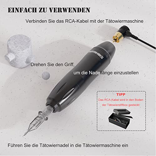Wormhole Tattoo Maschine Set – Komplettes Set für Tattookünstler