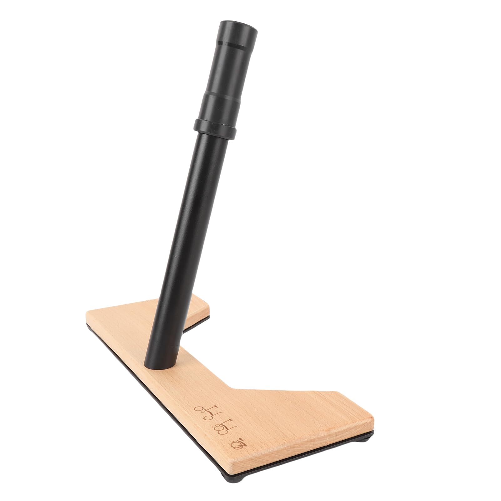 Tbest Portabici Pieghevole in Legno e Alluminio, Espositore da Pavimento, Ideale per Gli Appassionati di Ciclismo, Interni Ed Esterni